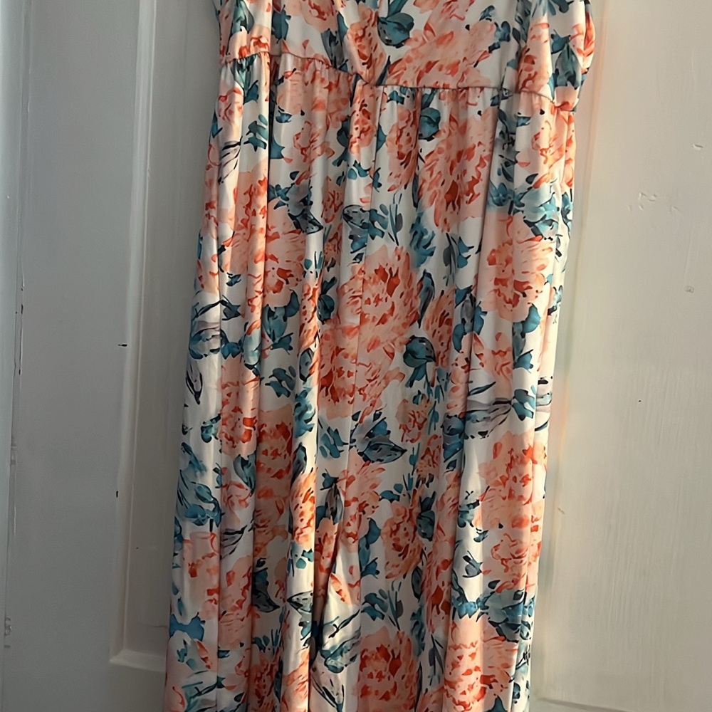 Floral Print Women's Romper